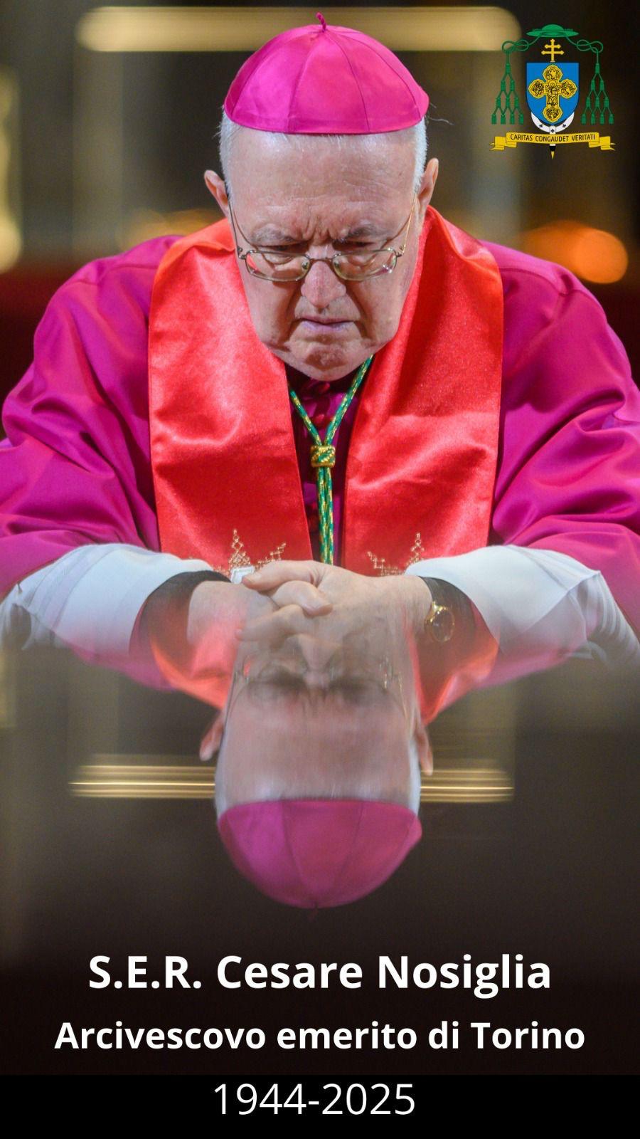 Preghiera per monsignor Nosiglia